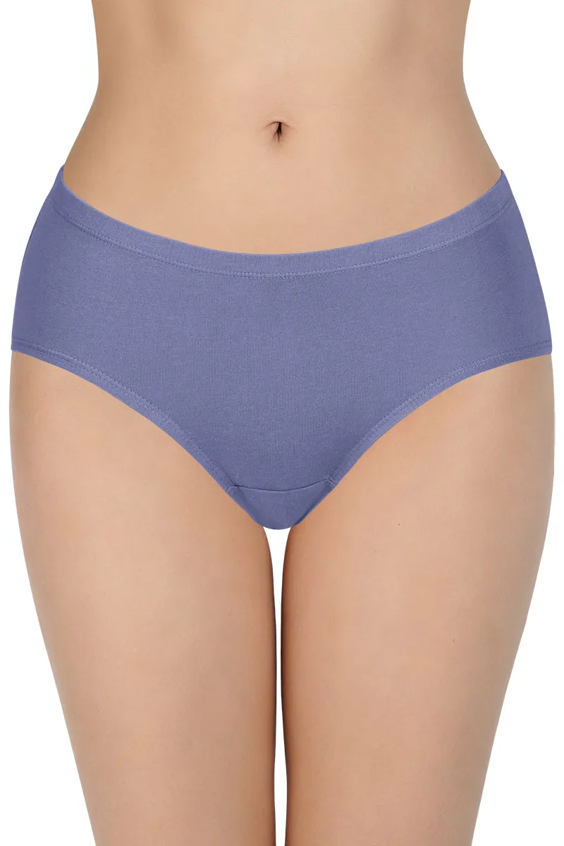 100% Cotton Hipster Panty Pack (Pack of 3) - D011 - Solid