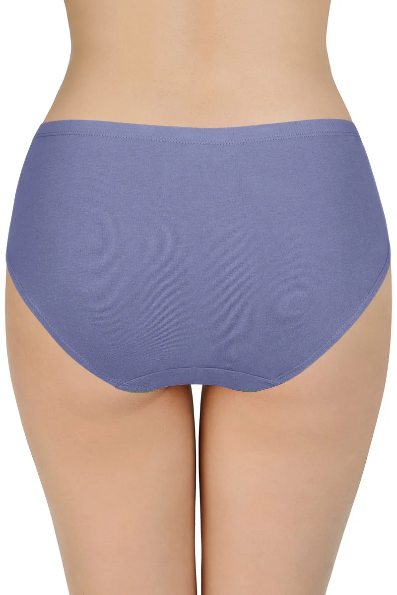 100% Cotton Hipster Panty Pack (Pack of 3) - D011 - Solid