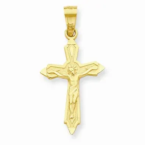 10k Yellow Gold Crucifix pendant