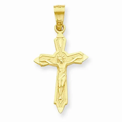 10k Yellow Gold Crucifix pendant