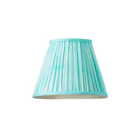 18cm pendant shade in aqua chalk stripes