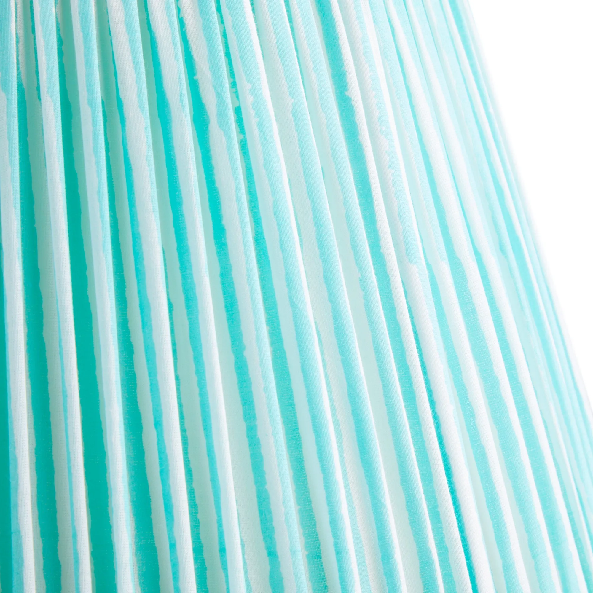 20cm empire shade in aqua chalk stripes