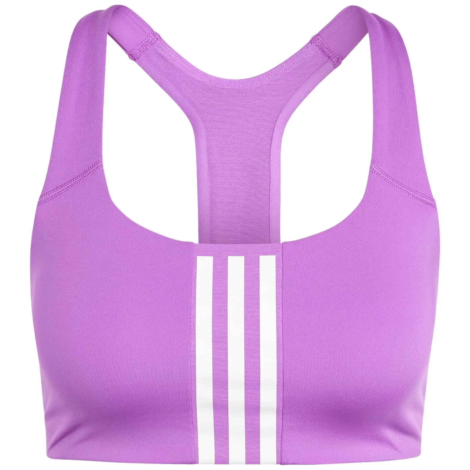 adidas Powerimpact Training Medium Support 3-Stripe Womens Bra