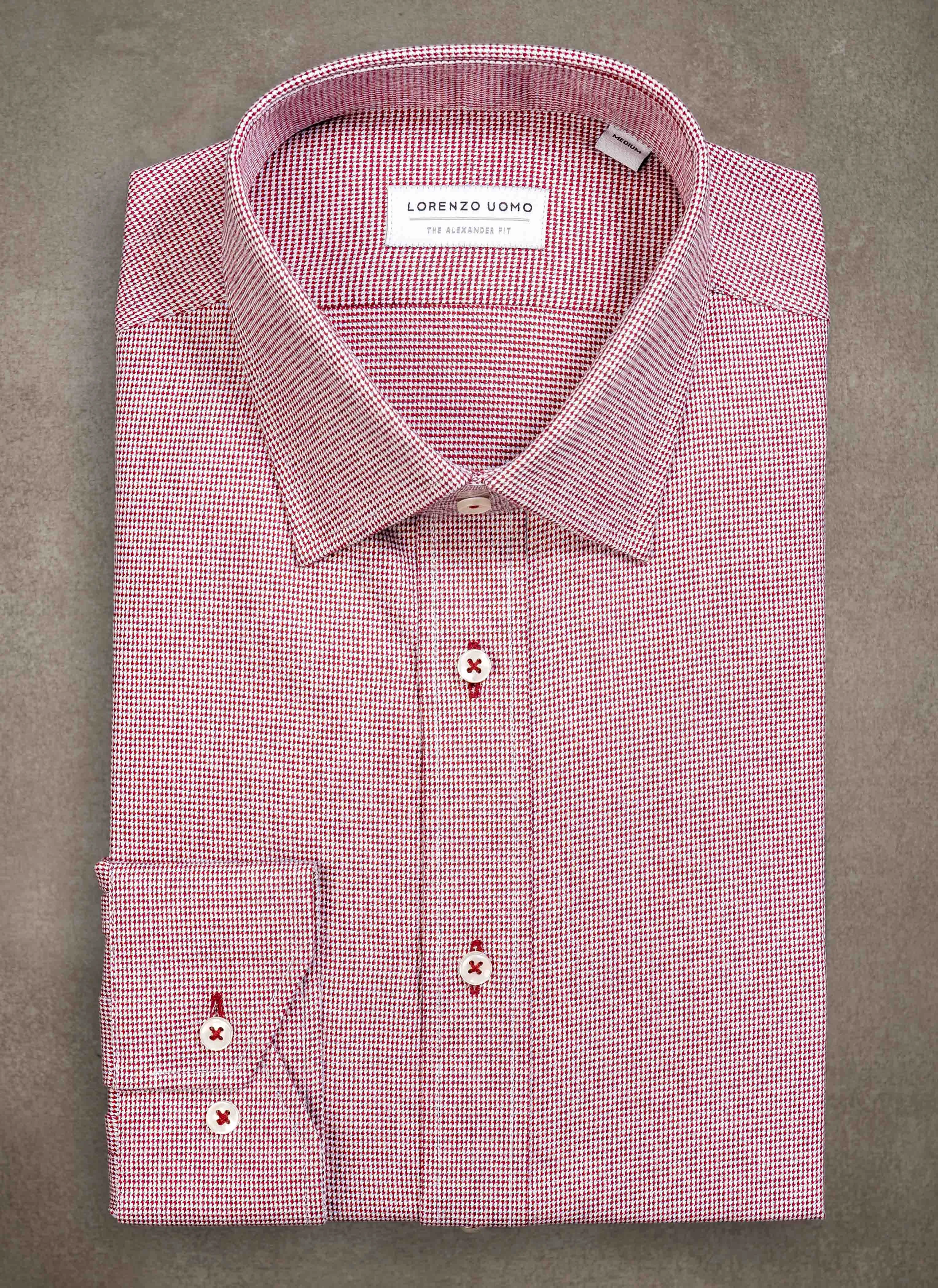 Alexander Sport Shirt in Red Check