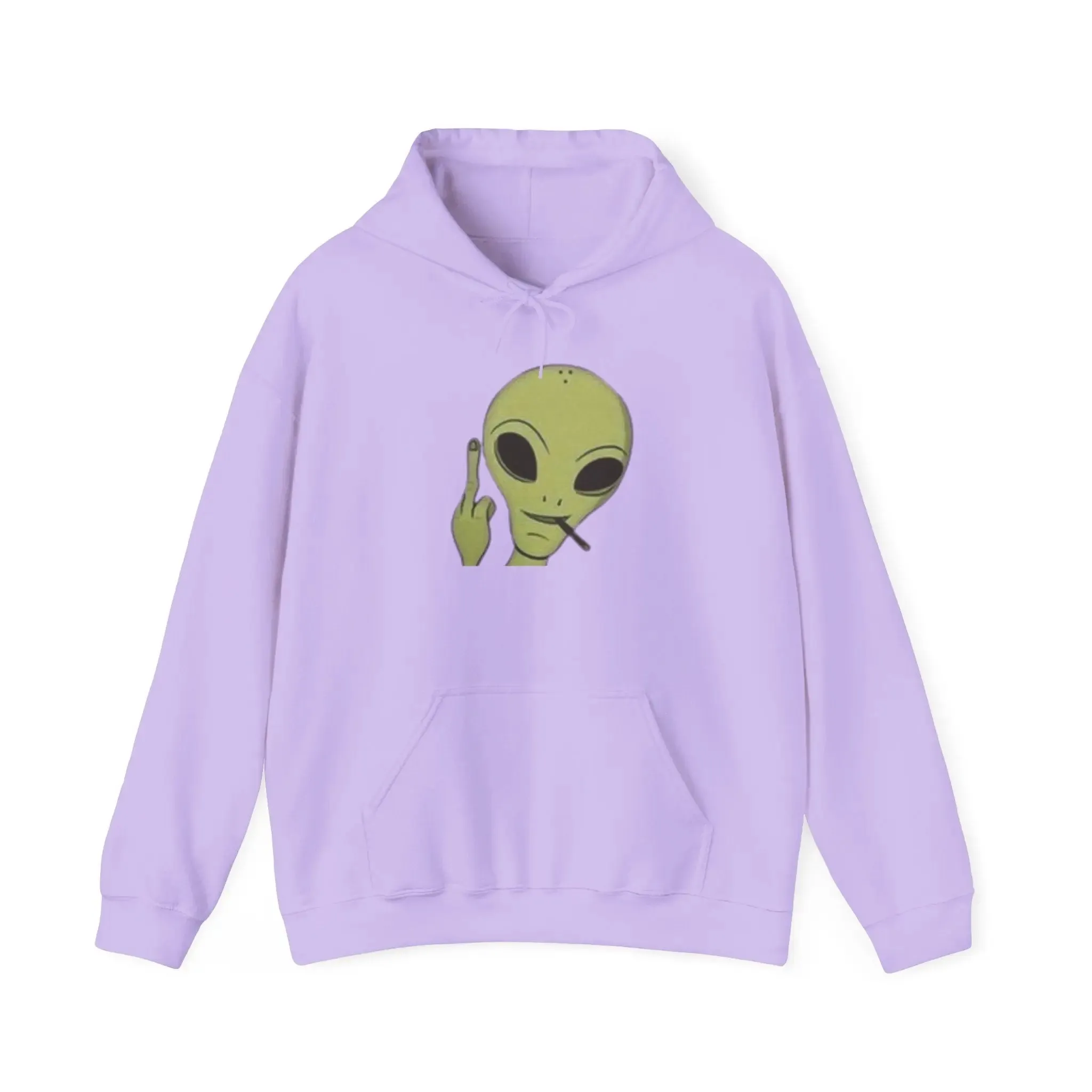 Alien Vibes MENS and women  Heavy Blend Hoodie - Fun Orange Sweatshirt for Casual Wear