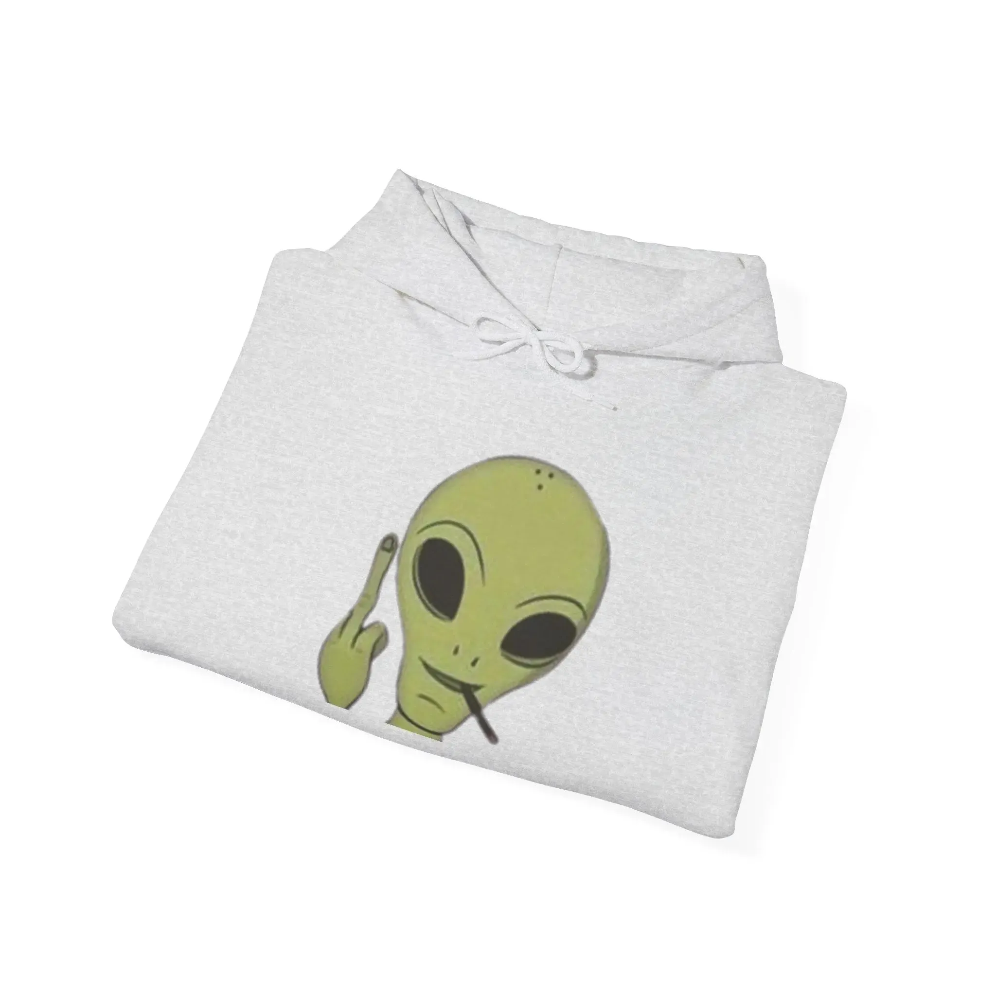 Alien Vibes MENS and women  Heavy Blend Hoodie - Fun Orange Sweatshirt for Casual Wear