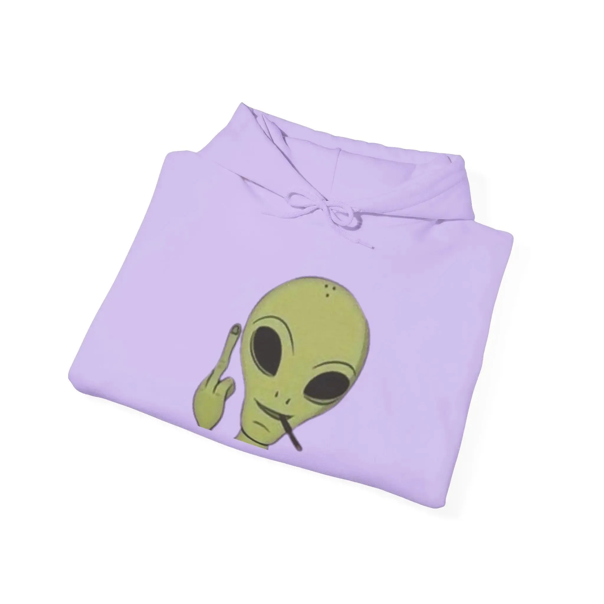 Alien Vibes MENS and women  Heavy Blend Hoodie - Fun Orange Sweatshirt for Casual Wear