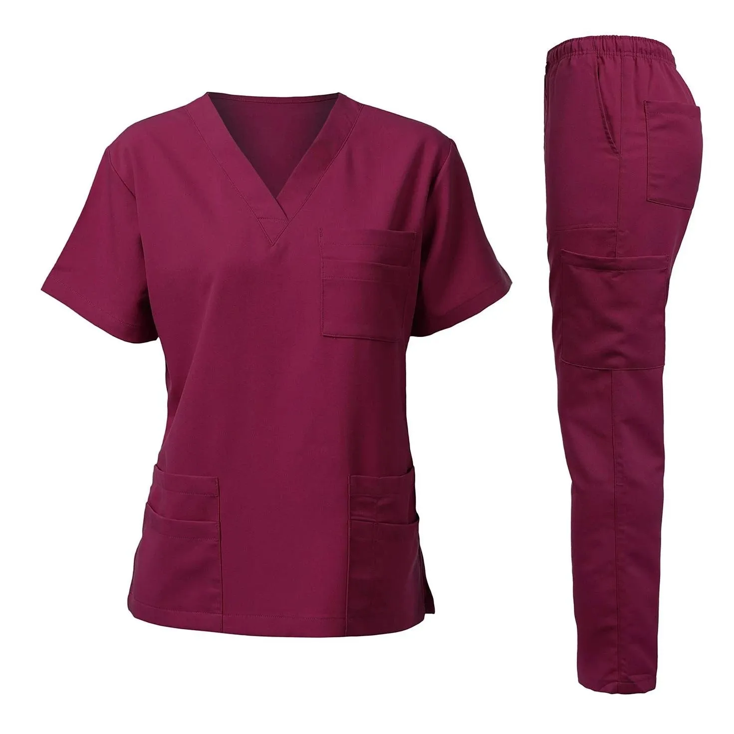 Anti-Wrinkle Soft Nursing Scrubs Set