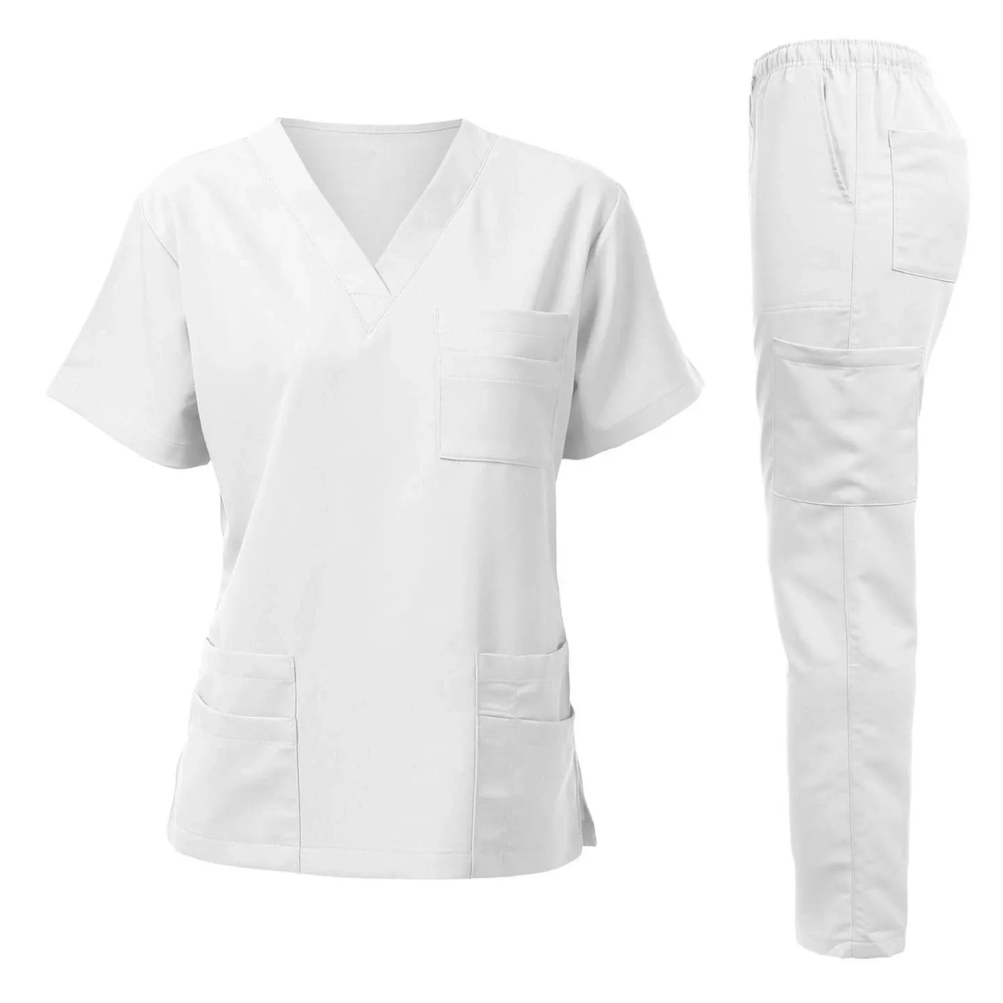 Anti-Wrinkle Soft Nursing Scrubs Set