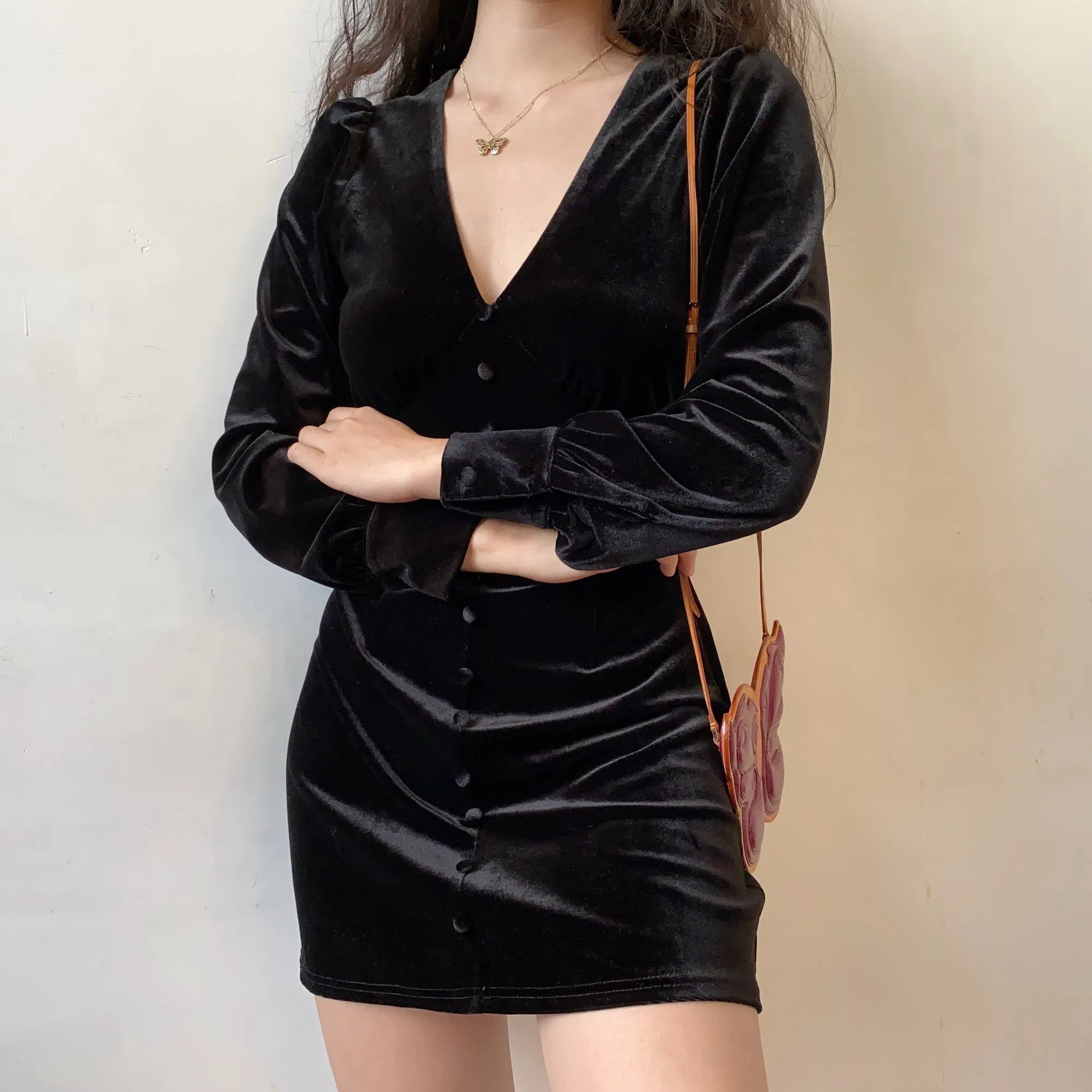 Antonia Velvet Dress