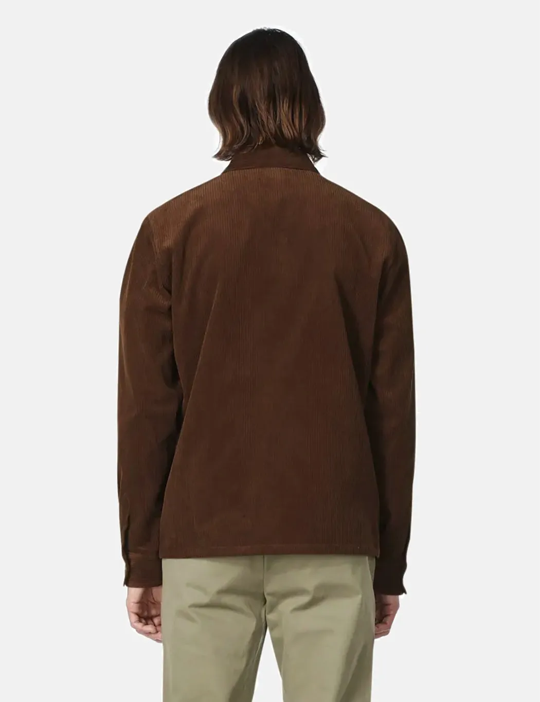 A.P.C. Joe Overshirt (Velvet) - Brown