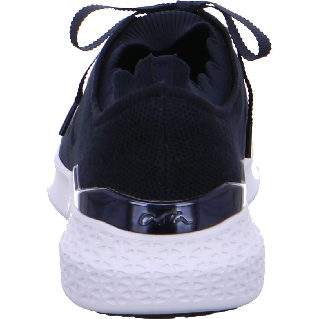 Ara Ladies Bamboo Stretch Lace Up Sneaker Navy