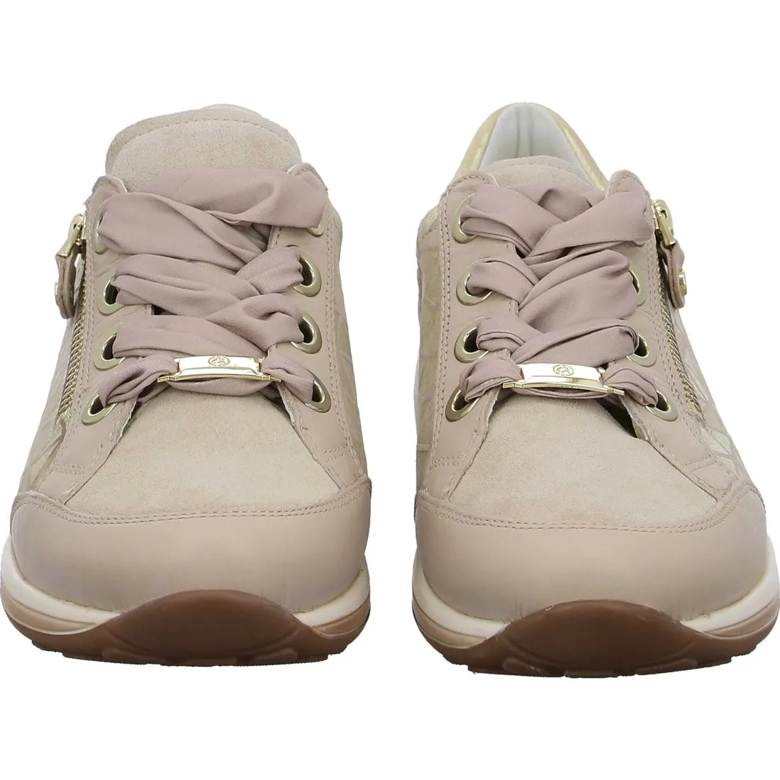 Ara Ladies Osaka Lace Up Zip Side Sneaker