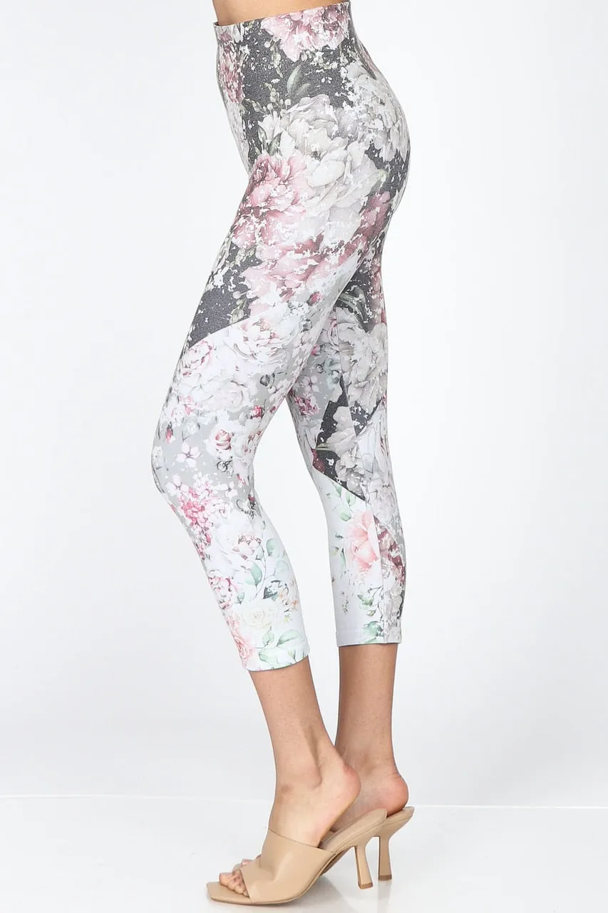 B4291AB High Waist Crop Legging