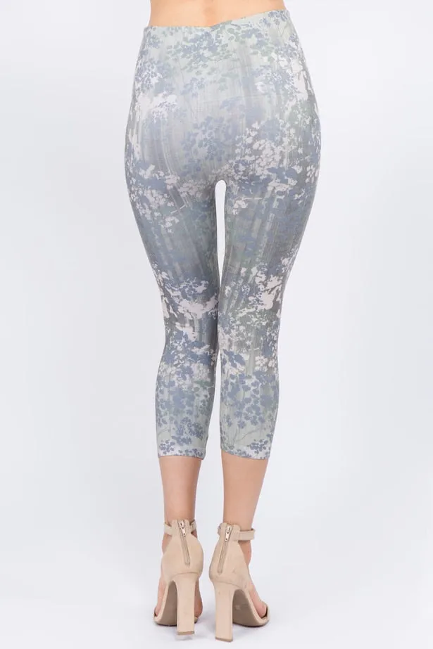 B4291B Capri/Short High Waist Leggings with Daphne Sublimation Print