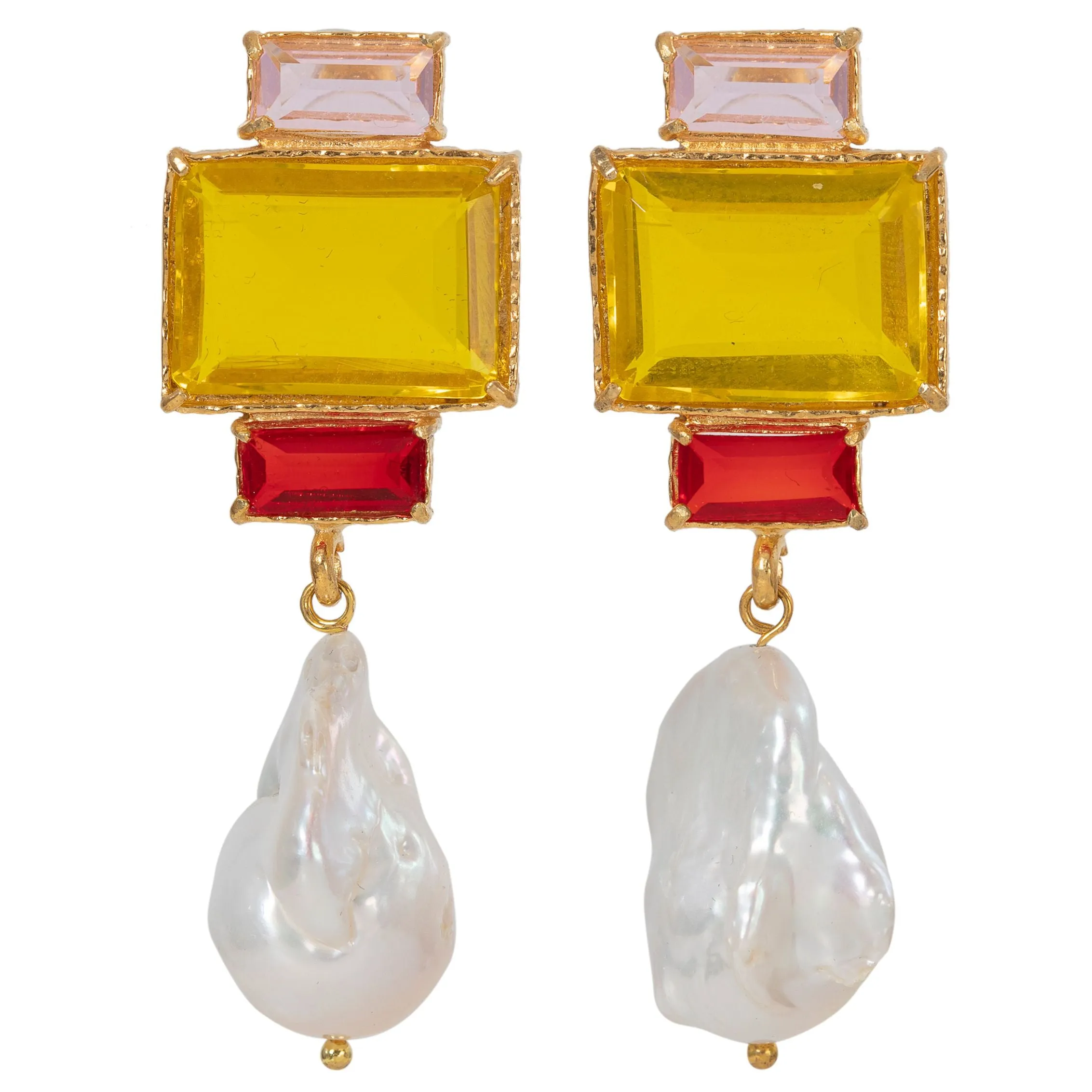 Bambina Earrings Yellow