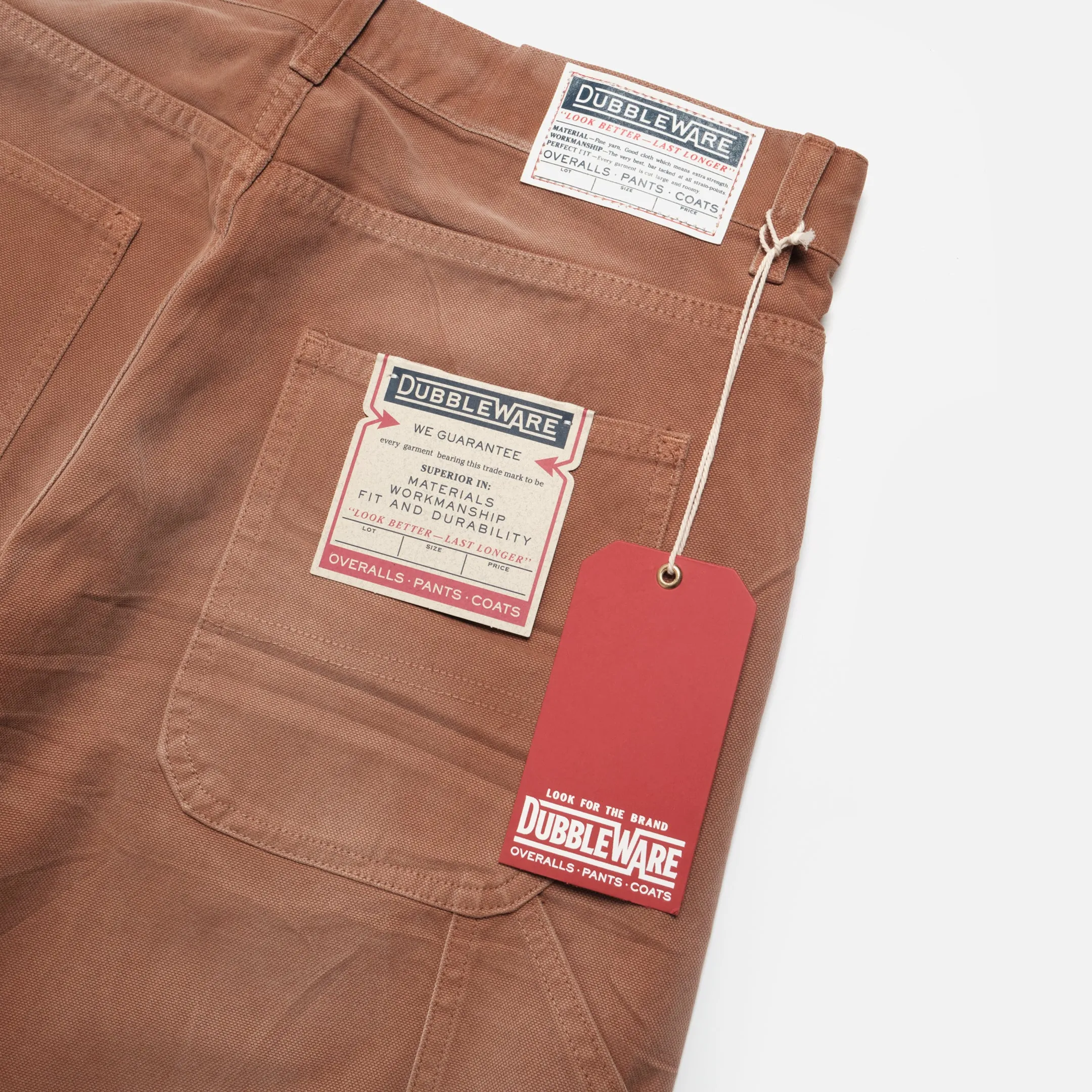 BELMONT WASHED CANVAS WORK CARPENTER PANTS