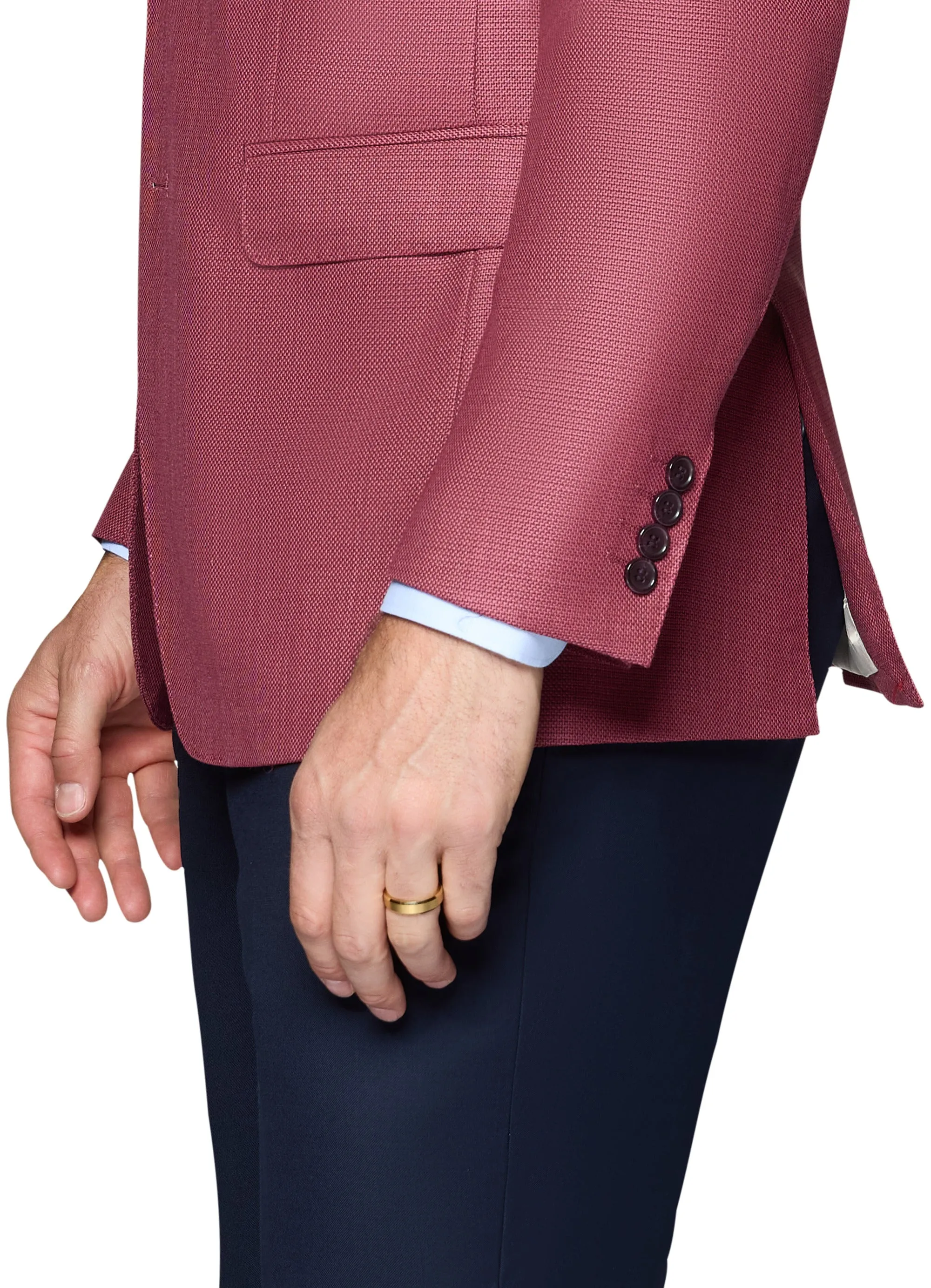 Berragamo Wool Sport Coat Modern Fit - Raspberry