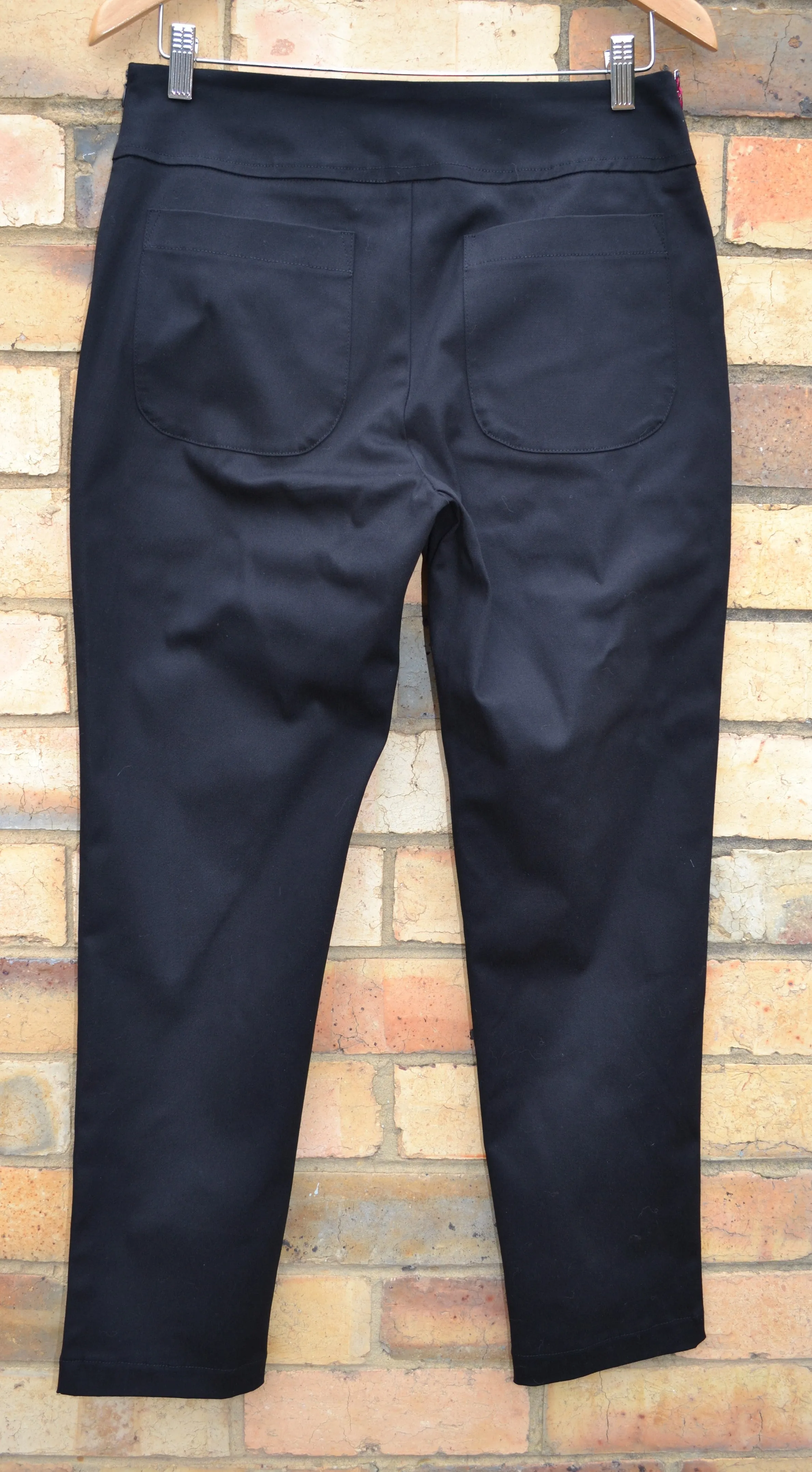 Berserk Black stretch cotton Drill Capri pant