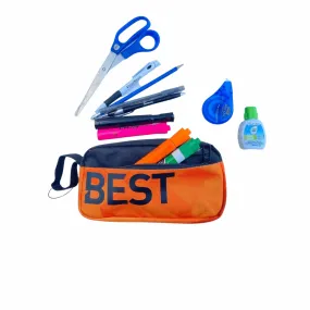 Bestlife Black & Orange Best Pencil Case