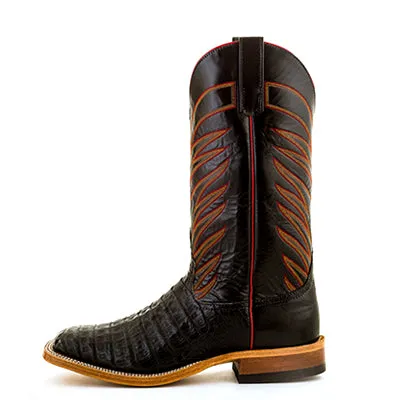 Black Caiman Crocodile Belly - S3005