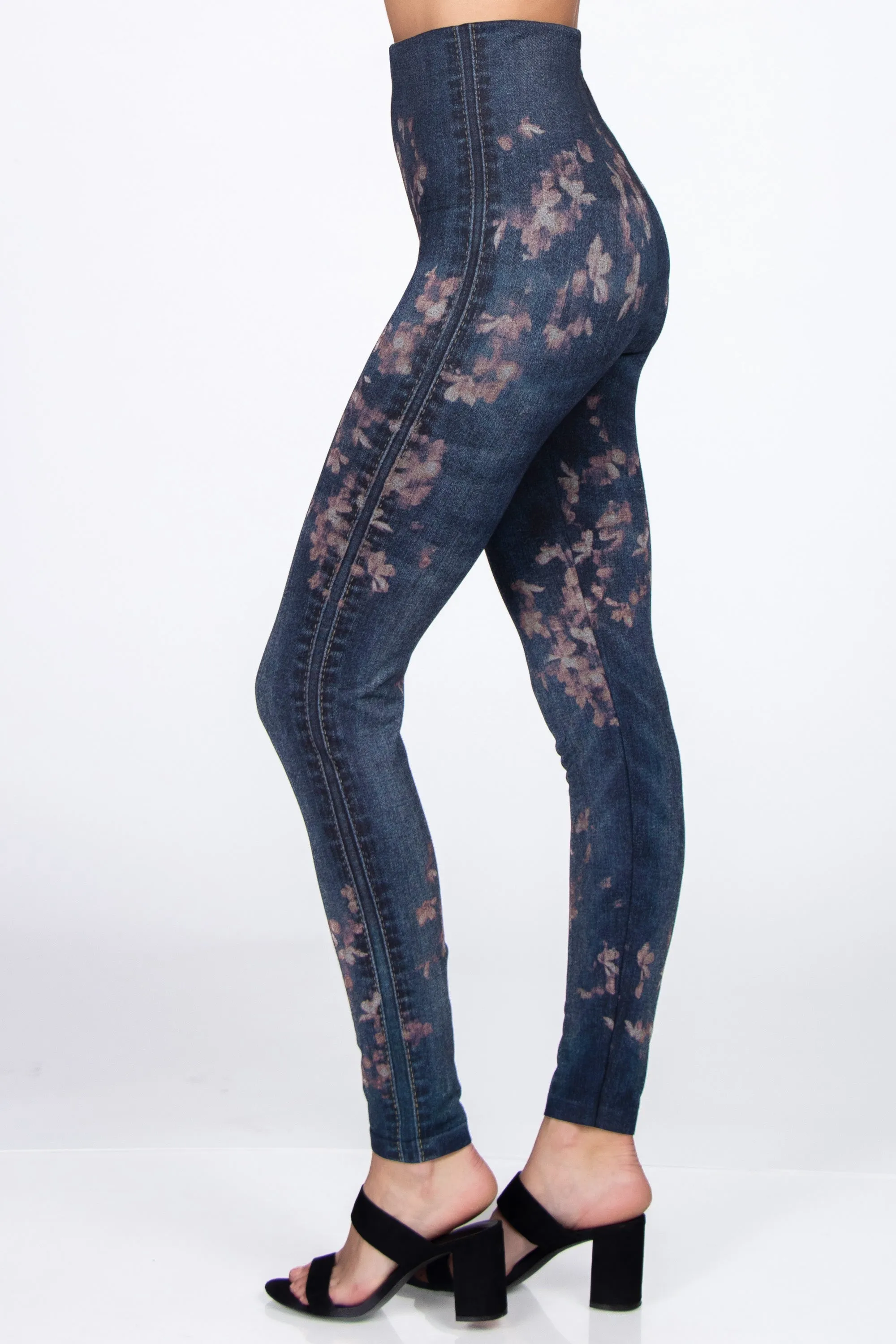 Blossom Burnout Printed Leggings