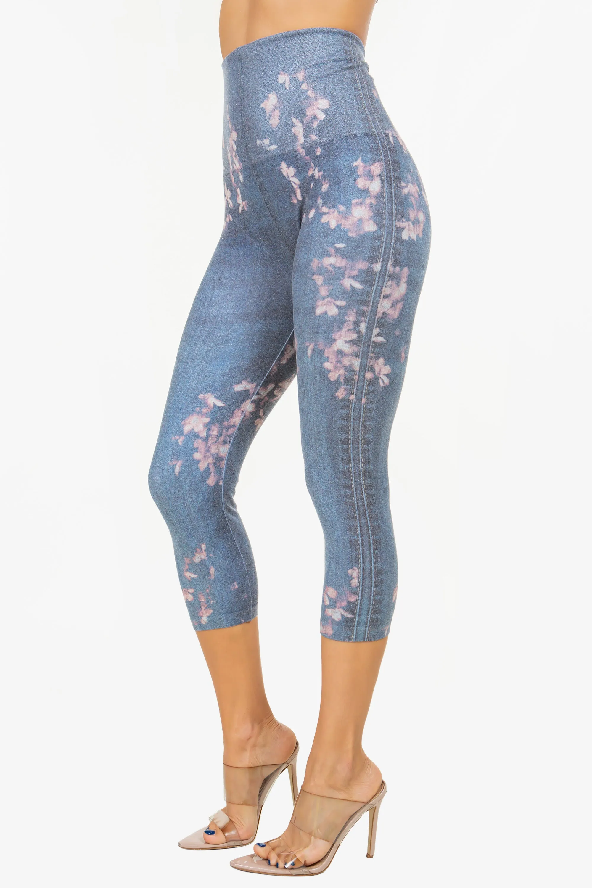 Blossom Burnout Printed Leggings