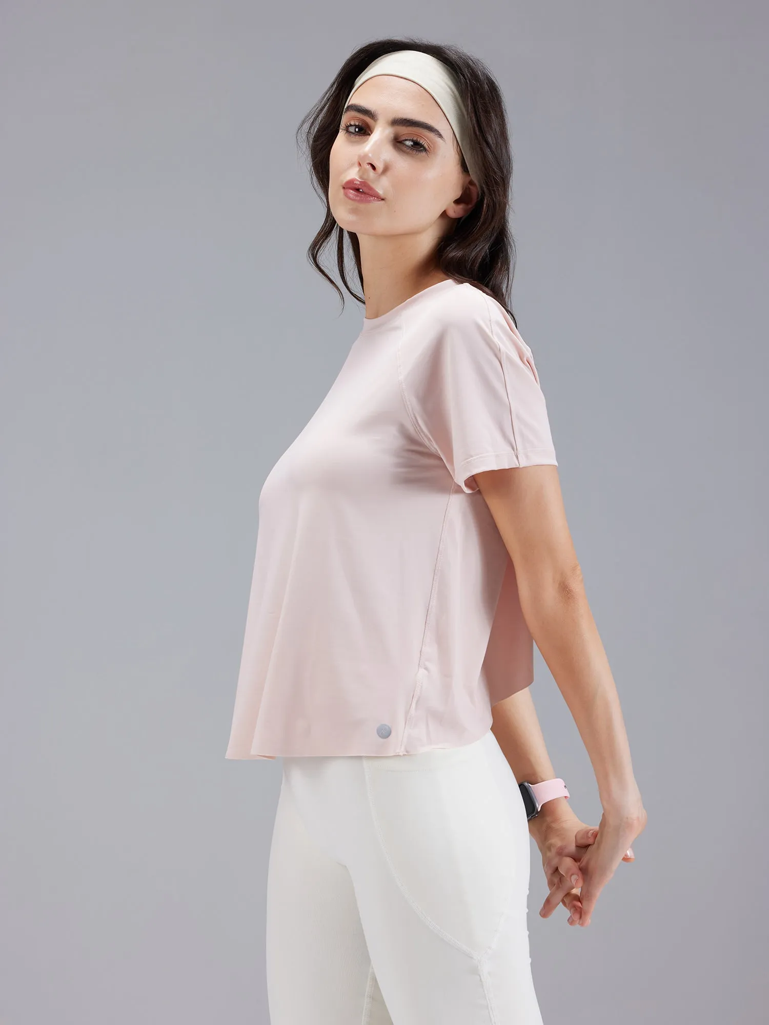 Blush Overlap Tee