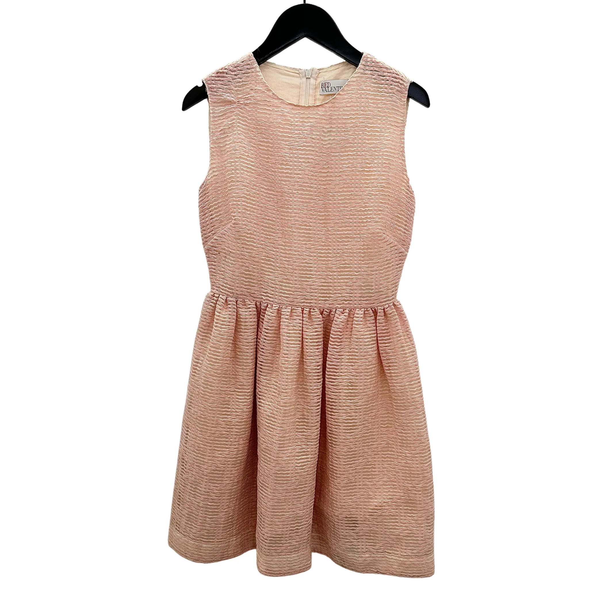 Blush Textured Sleeveless Mini Dress (Pre-loved)