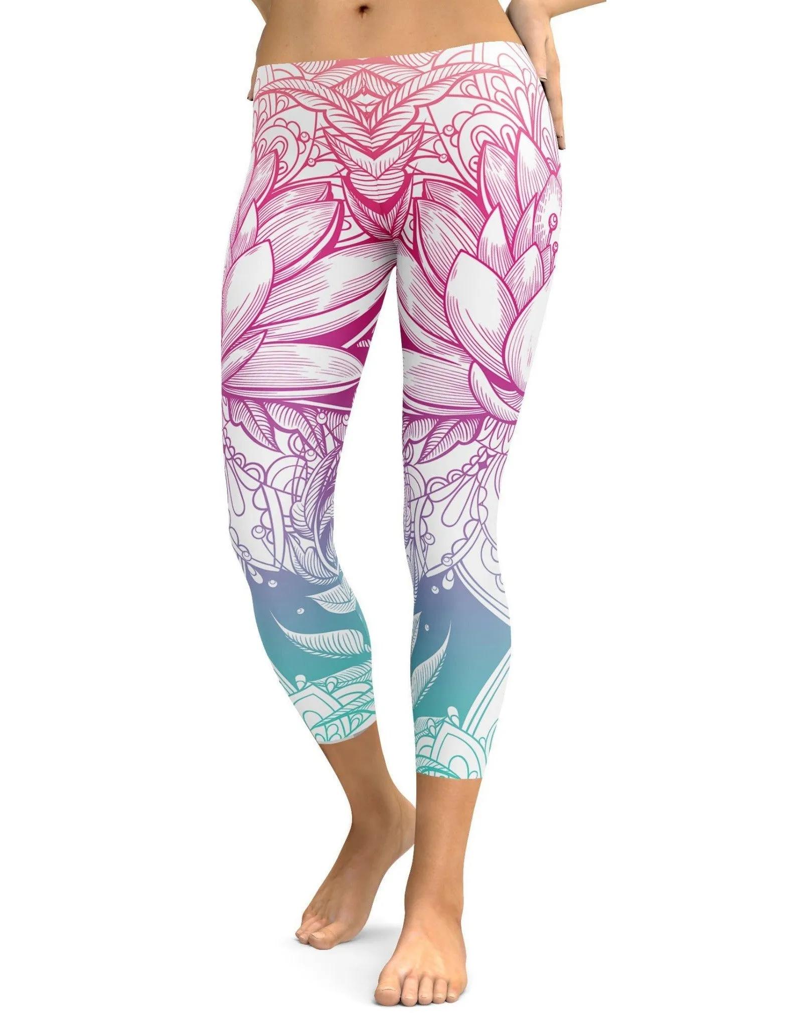 Bright Lotus Capris