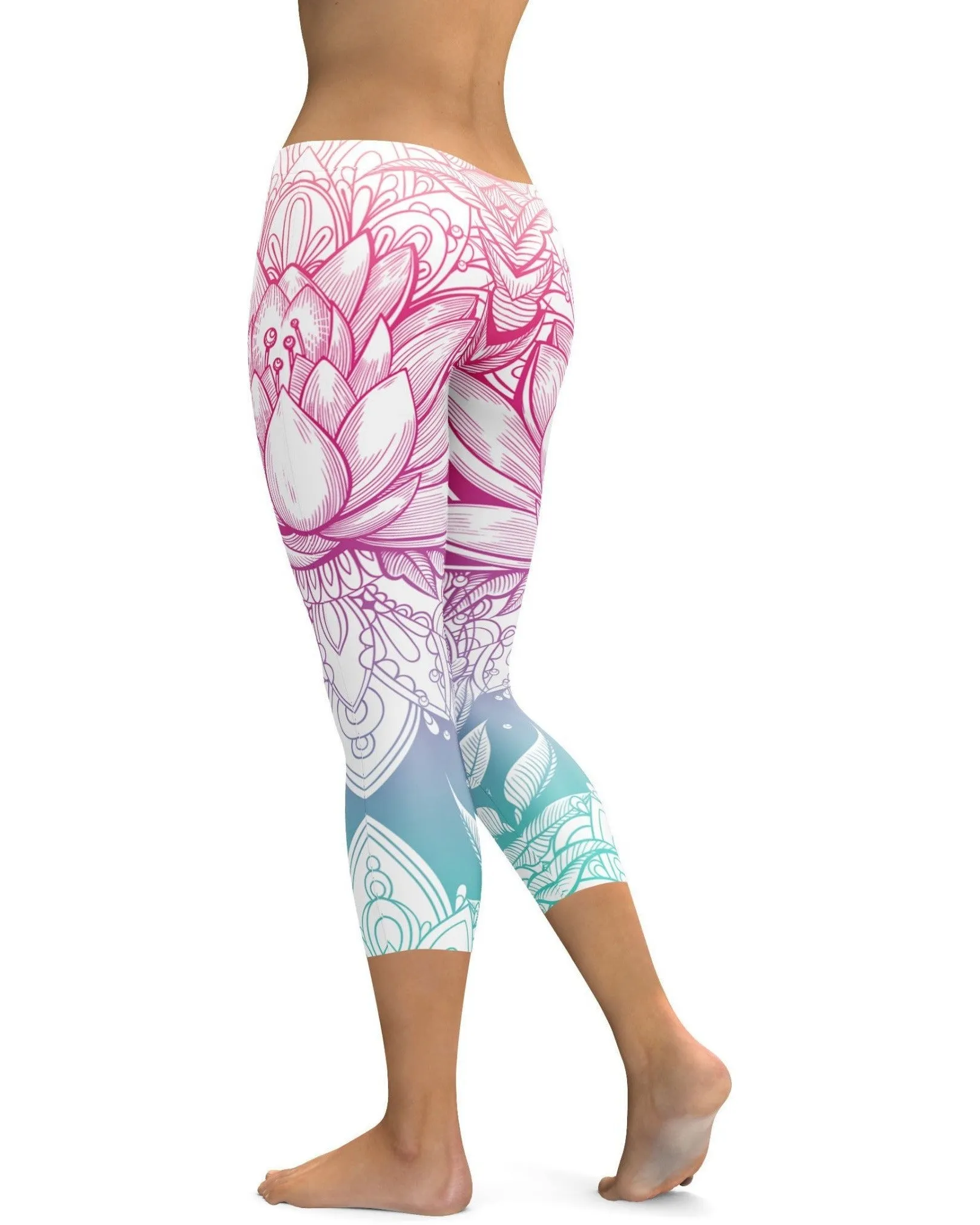 Bright Lotus Capris