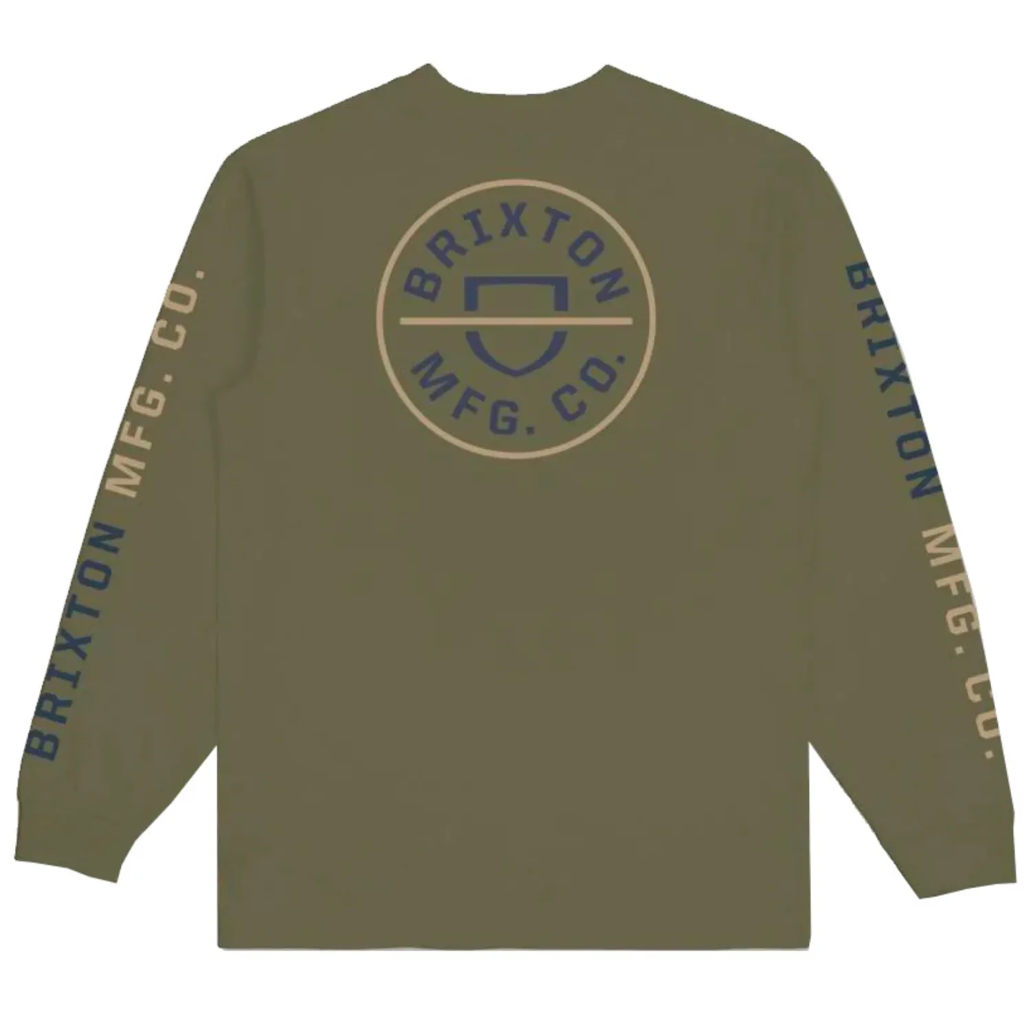 Brixton Men's Crest Long Sleeve Tee 2024