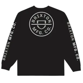 Brixton Men's Crest Long Sleeve Tee 2024