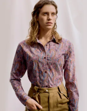 Camargue Cowboy Shirt Sewing Pattern, Liberty Fabrics