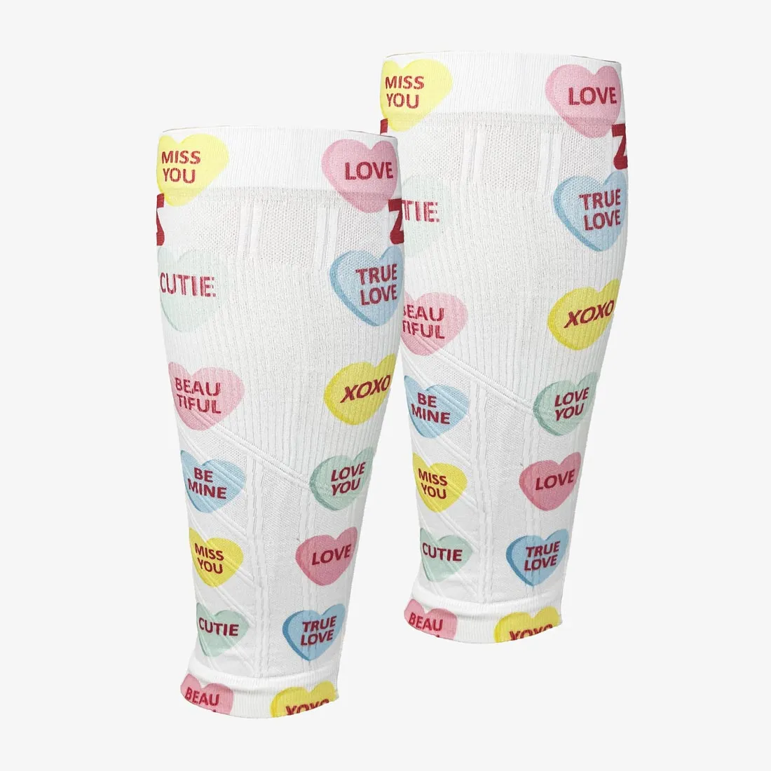 Candy Hearts Compression Leg Sleeves