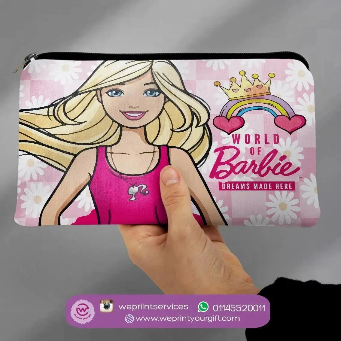 Canvas - Pencil Case - Barbie