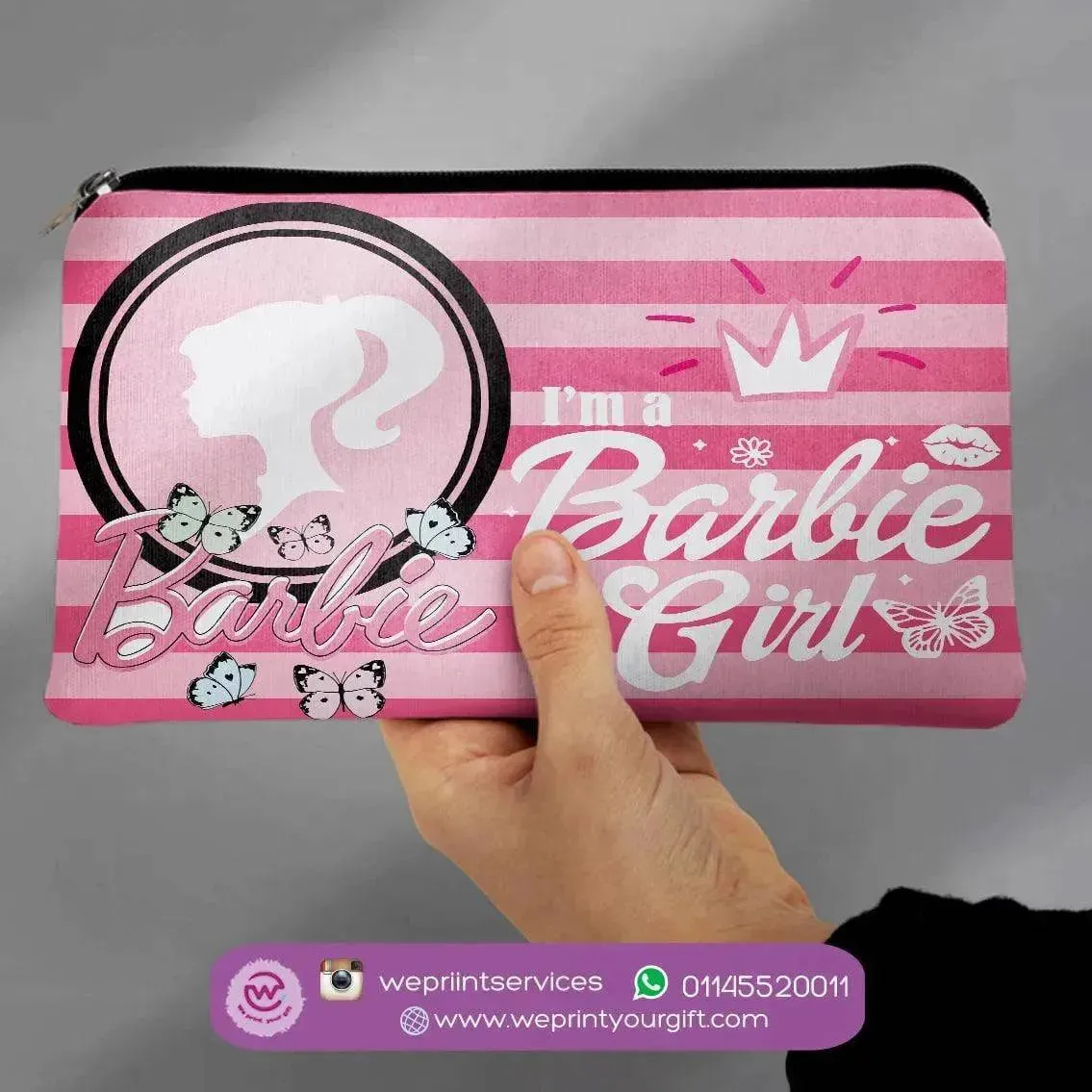 Canvas - Pencil Case - Barbie