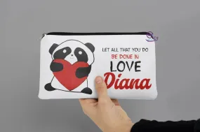 Canvas - Pencil Case - Panda