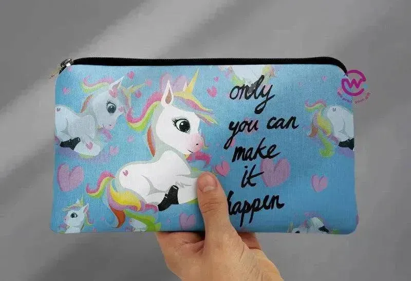 Canvas - Pencil Case - Unicorn