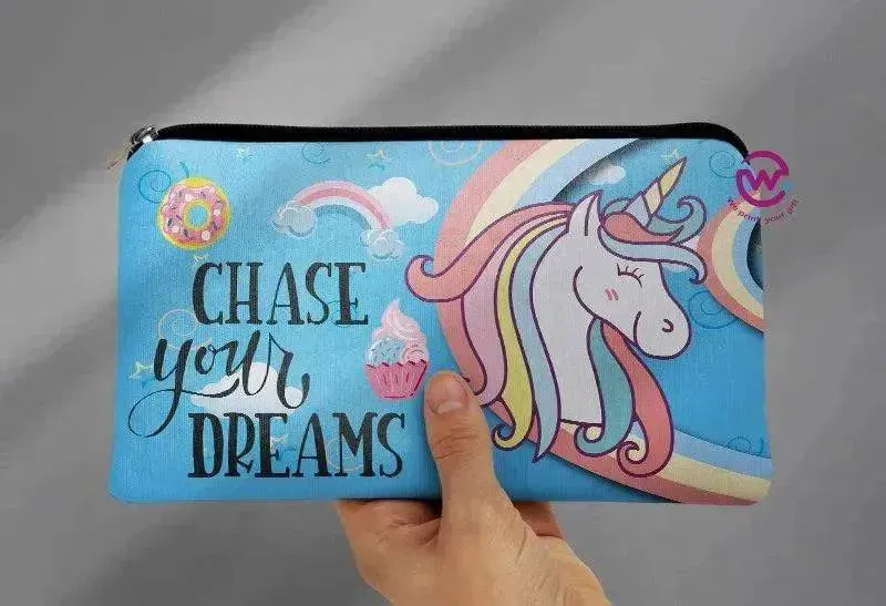 Canvas - Pencil Case - Unicorn