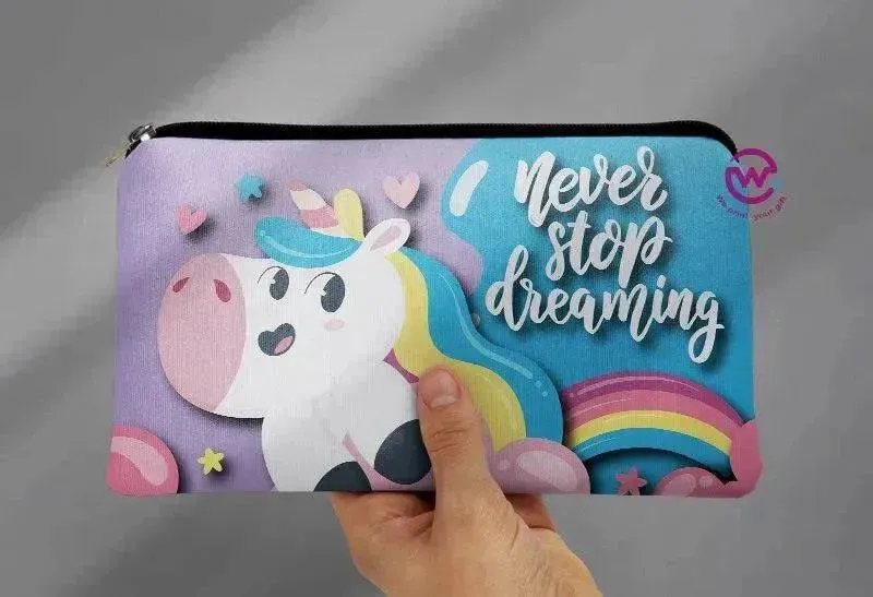 Canvas - Pencil Case - Unicorn