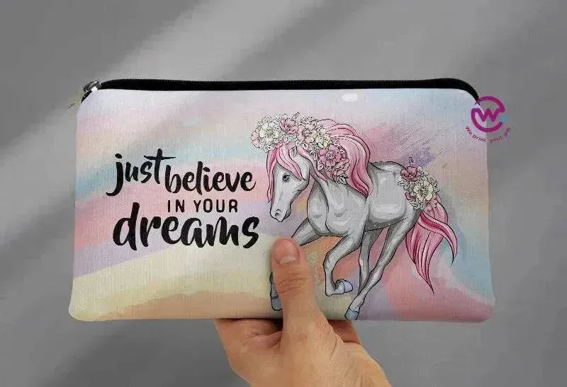 Canvas - Pencil Case - Unicorn