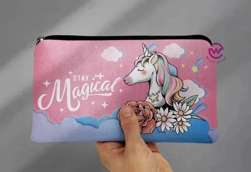 Canvas - Pencil Case - Unicorn