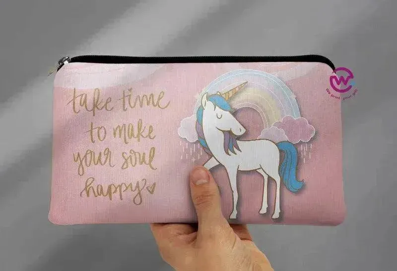 Canvas - Pencil Case - Unicorn