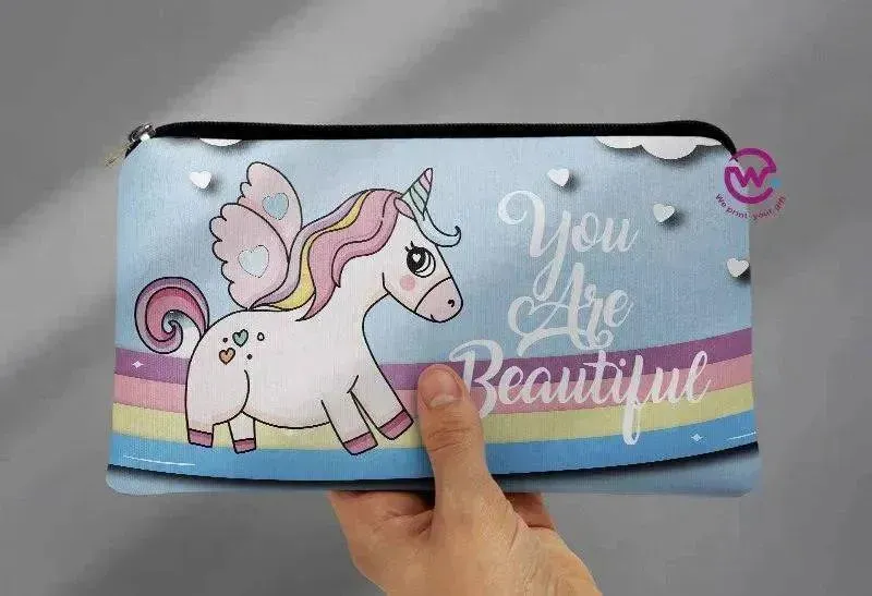 Canvas - Pencil Case - Unicorn