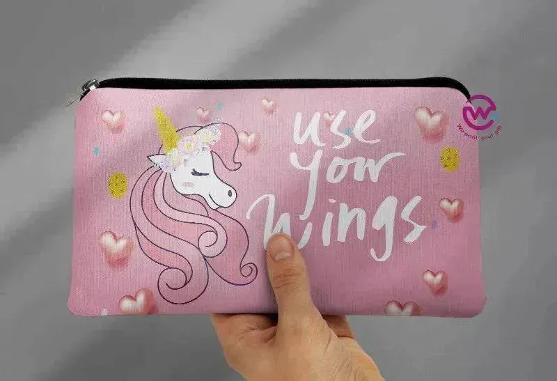 Canvas - Pencil Case - Unicorn