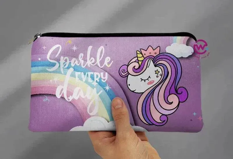 Canvas - Pencil Case - Unicorn