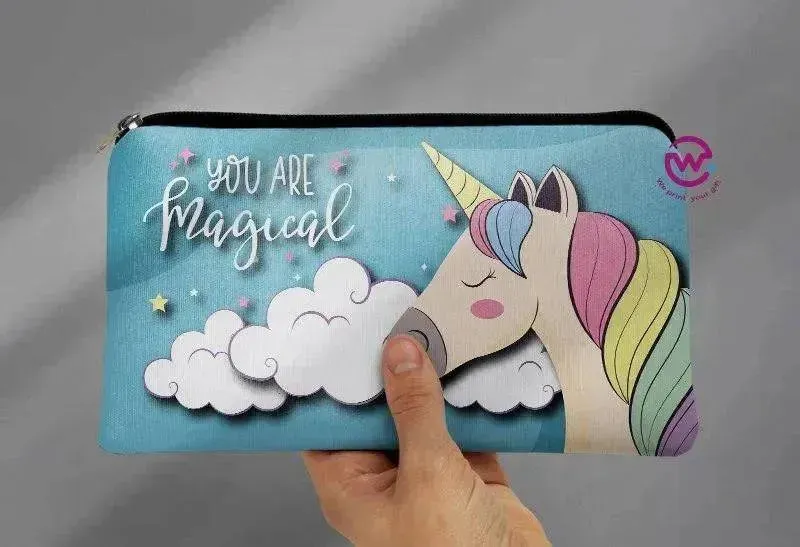 Canvas - Pencil Case - Unicorn