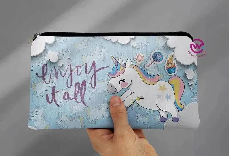 Canvas - Pencil Case - Unicorn