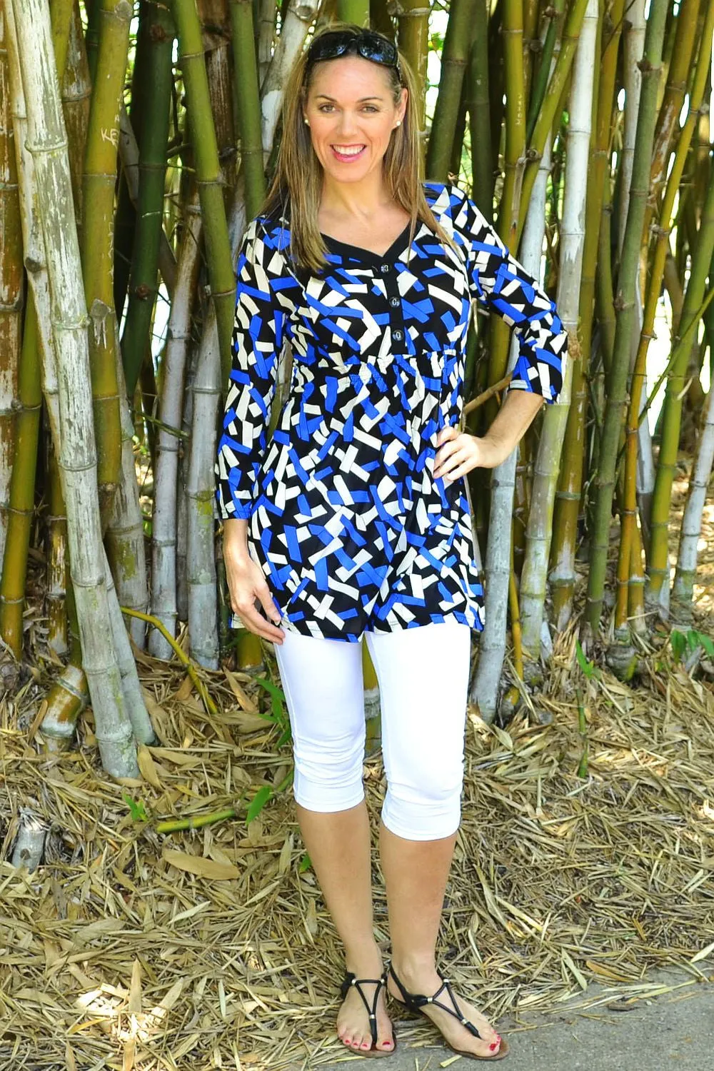 Clarity Shapes Tunic Top